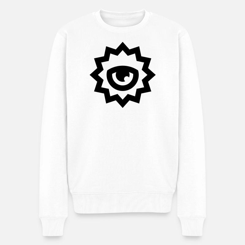 SUNSAD - Männer Premium Bio Pullover - Weiß