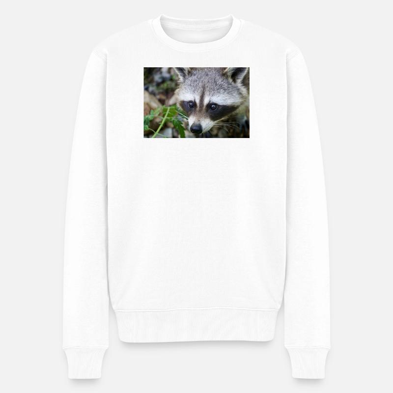 Raton laveur - Pull Premium bio Homme - blanc