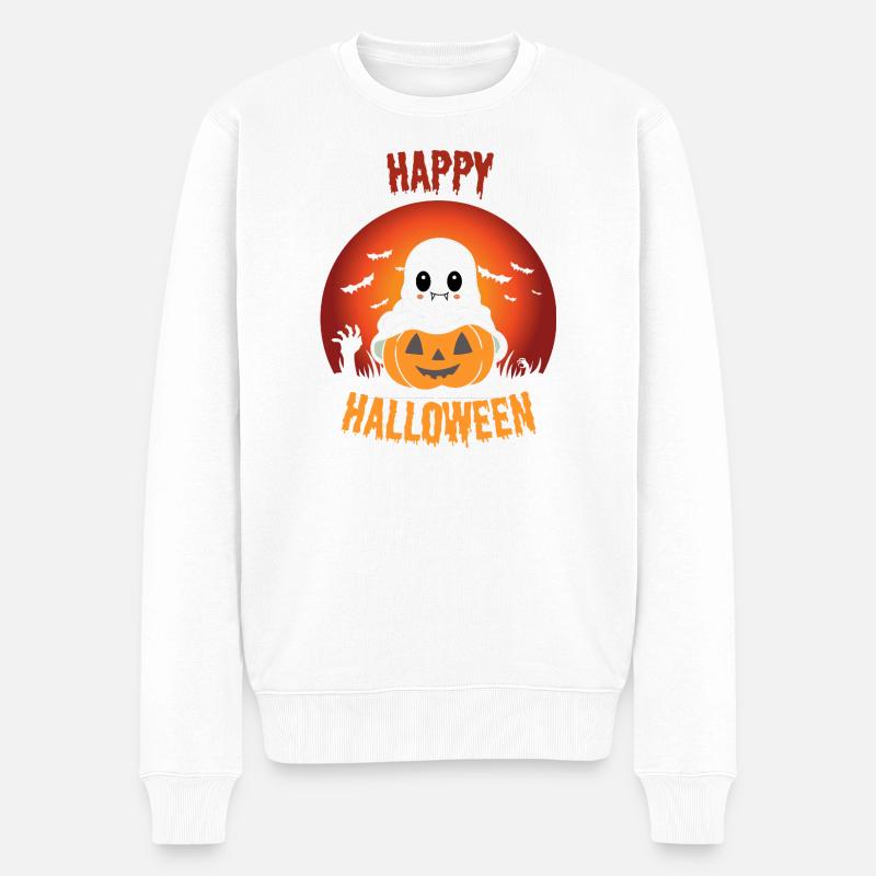 Sprite d’Halloween - Pull Premium bio Homme - blanc