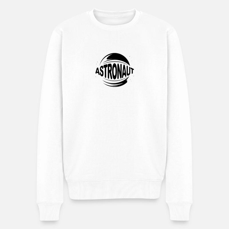 Astronaute - Cool Astonomy Logo - Pull Premium bio Homme - blanc