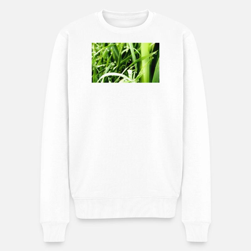 Herbe du matin - Pull Premium bio Homme - blanc
