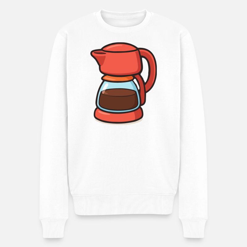 cafetière - Pull Premium bio Homme - blanc