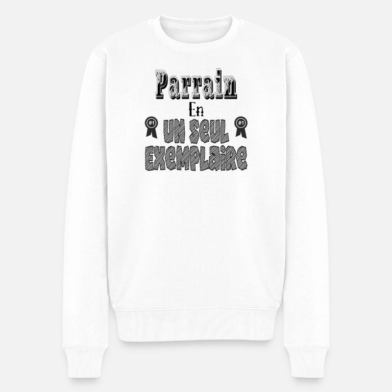 Sponsor in einem Exemplar - Männer Premium Bio Pullover - Weiß