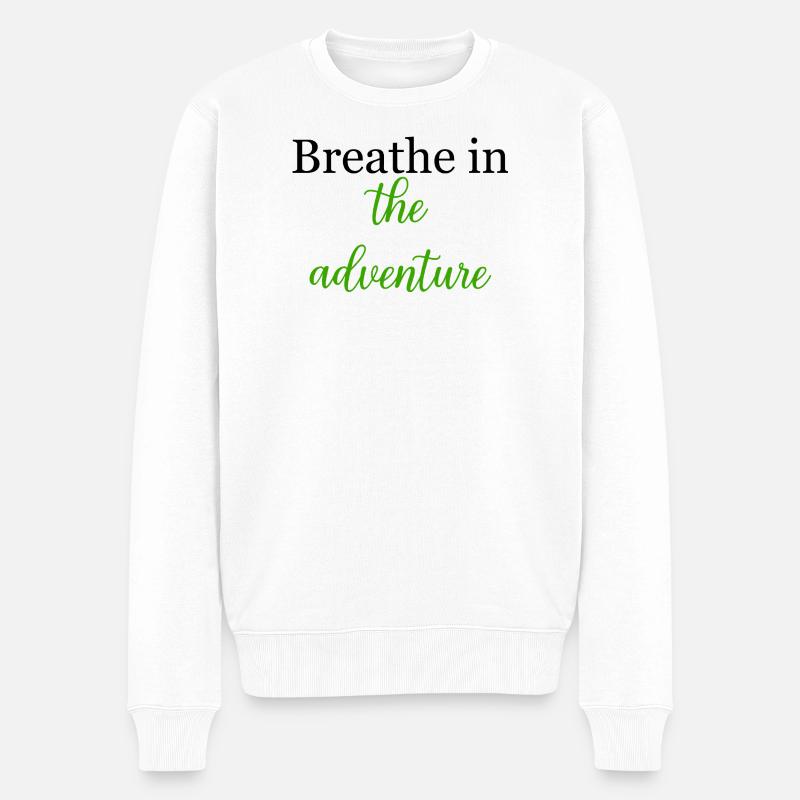 Découvrez l’appel Adventure Thrill Seeker - Pull Premium bio Homme - blanc