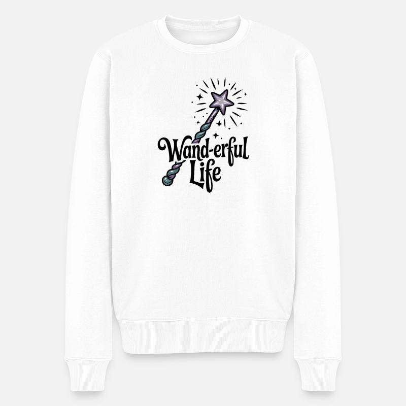 La vie de baguette - Pull Premium bio Homme - blanc