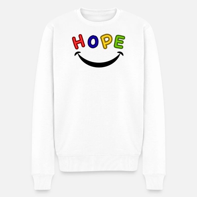 Espoir - Pull Premium bio Homme - blanc