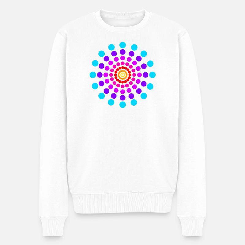 Mandala - Pull Premium bio Homme - blanc