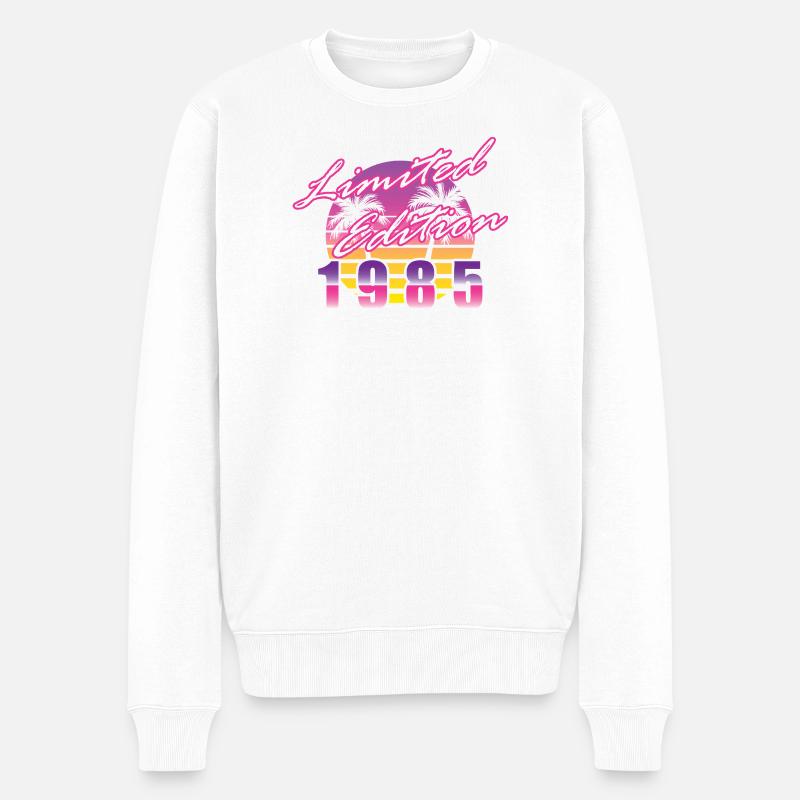 40ème Anniversaire Edition Limitée 1985 - Pull Premium bio Homme - blanc