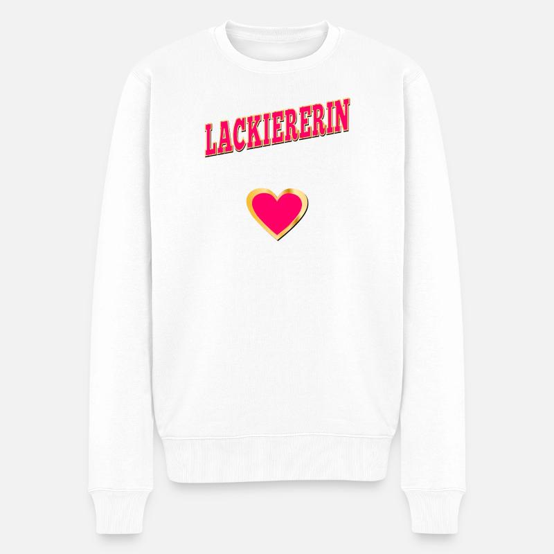 Compagnon peintre - Pull Premium bio Homme - blanc