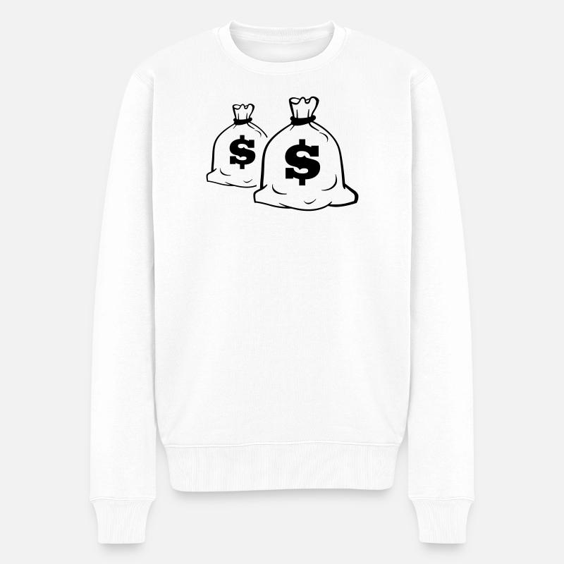 équipage - Pull Premium bio Homme - blanc