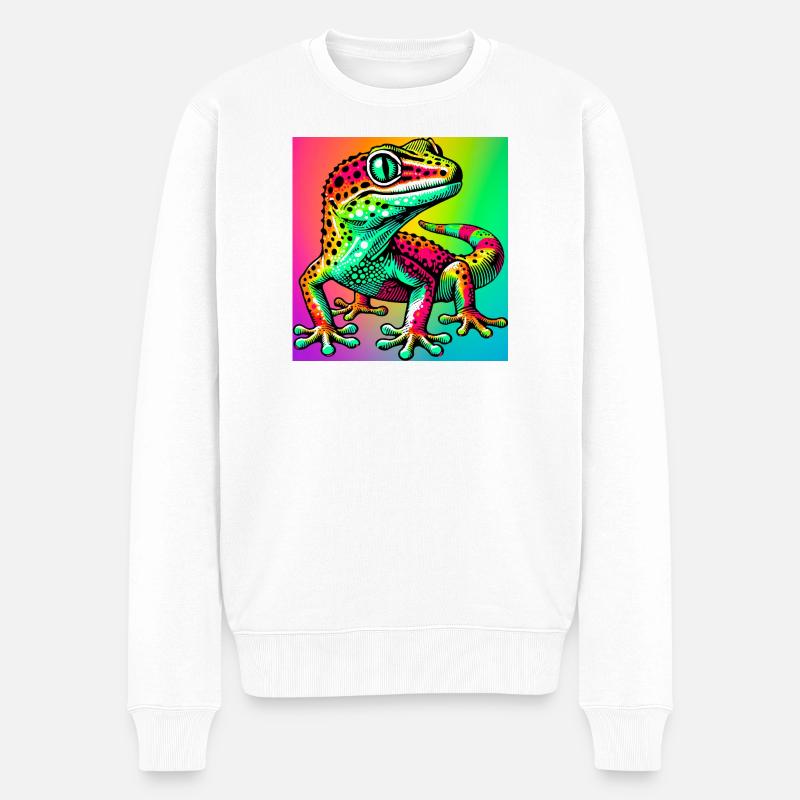 Gecko - Pull Premium bio Homme - blanc