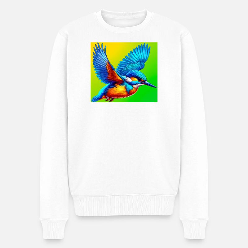 martin-pêcheur - Pull Premium bio Homme - blanc