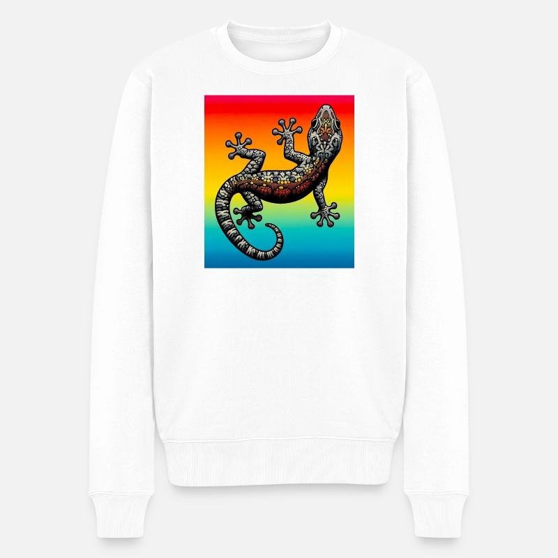 Gecko - Pull Premium bio Homme - blanc