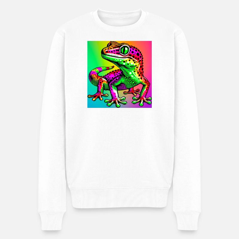 Gecko - Pull Premium bio Homme - blanc