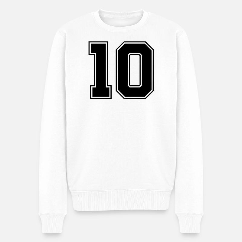 10 - Pull Premium bio Homme - blanc