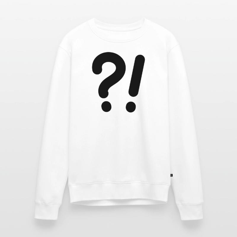 Points d’interrogation et points d’exclamation Pull Premium bio Homme