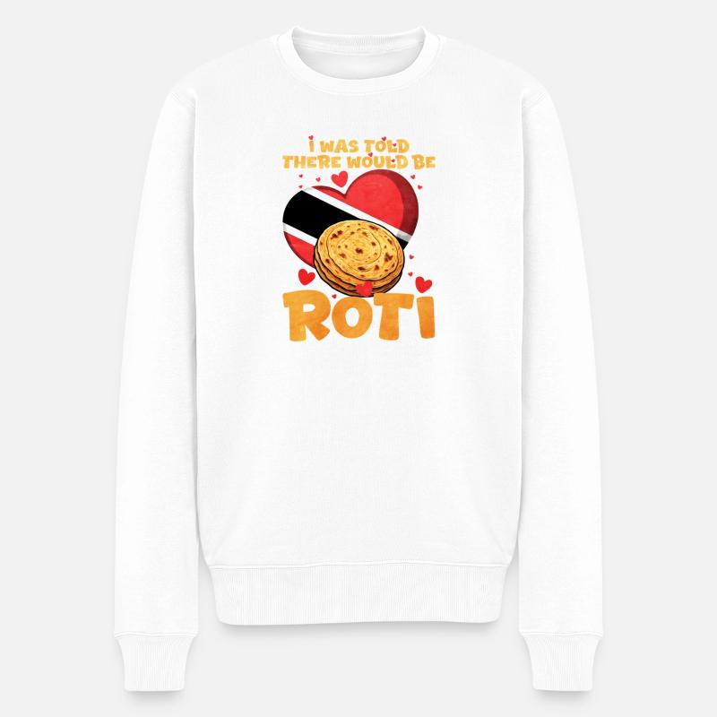 Roti de Trinité-et-Tobago - Pull Premium bio Homme - blanc