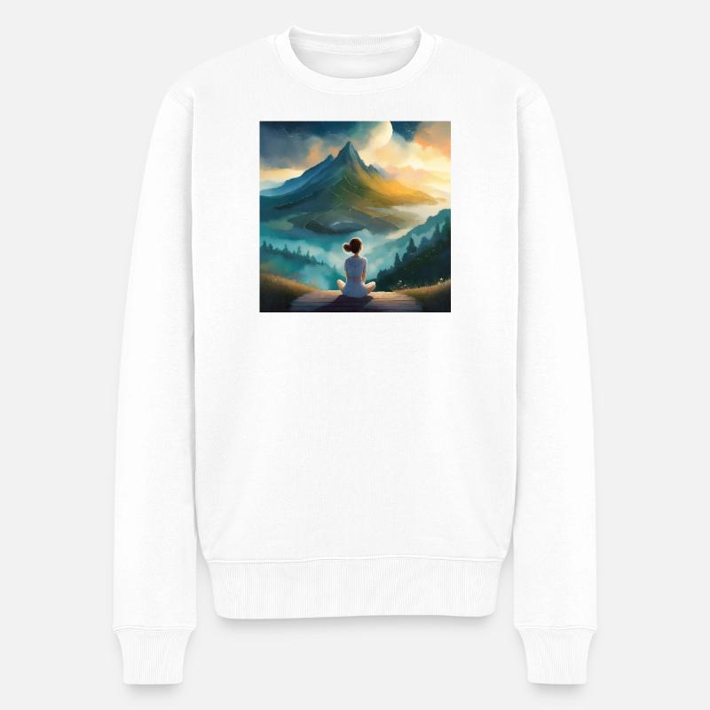 Le monde regorge de merveilles - Pull Premium bio Homme - blanc