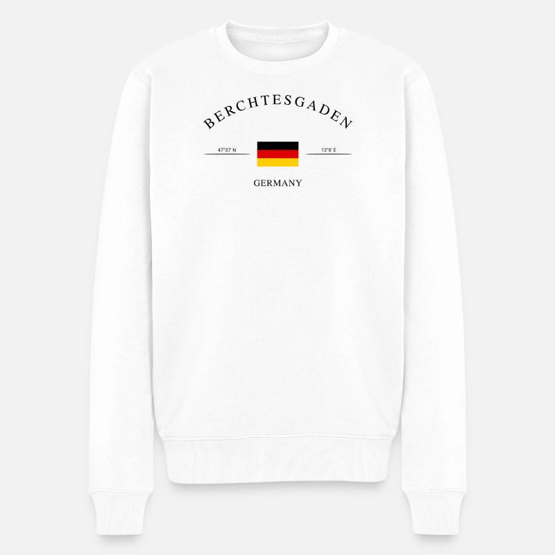 Berchtesgaden – Souvenir et cadeau de vacances - Pull Premium bio Homme - blanc