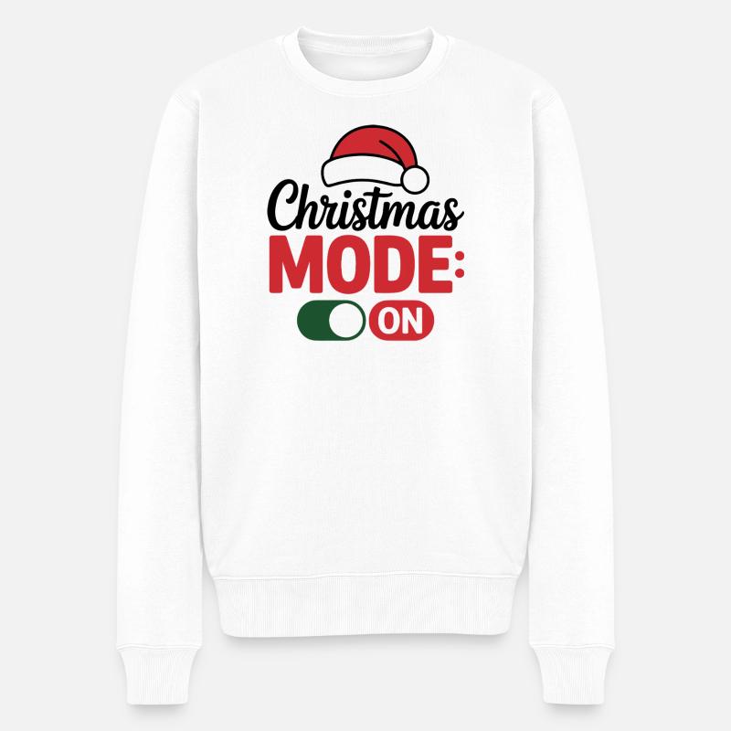 Noël-Belle conception de volcan - Pull Premium bio Homme - blanc