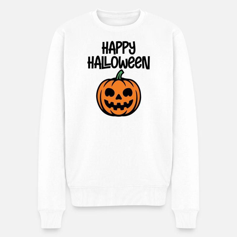Joyeux halloween - Pull Premium bio Homme - blanc