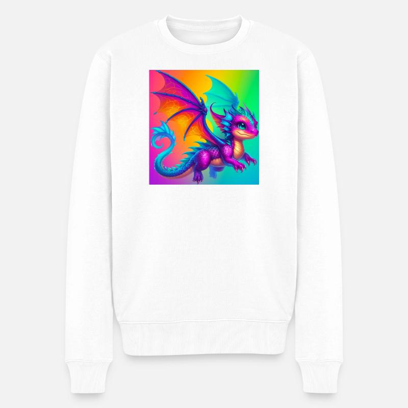dragon - Pull Premium bio Homme - blanc