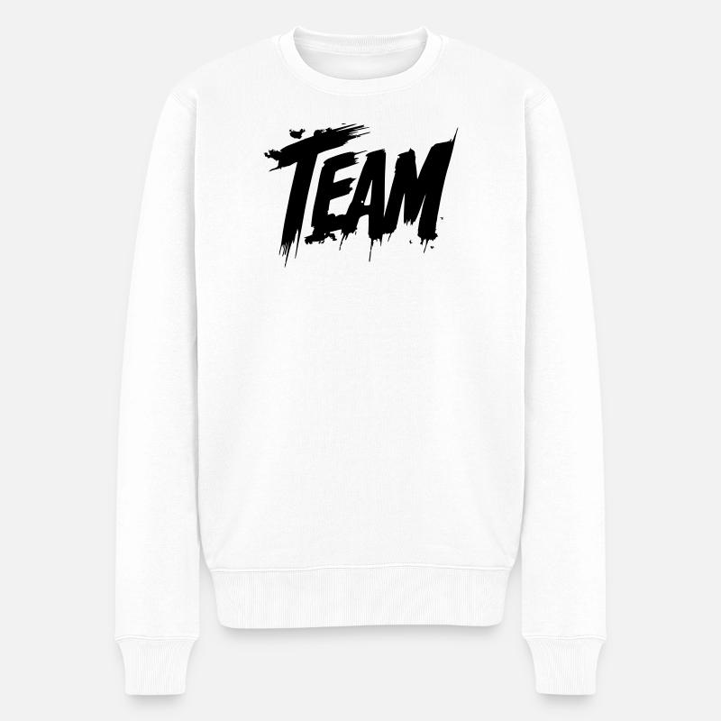 Groupe d’équipe - Pull Premium bio Homme - blanc