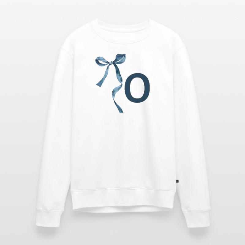 Monogramm oder Geschenkidee Männer Premium Bio Pullover
