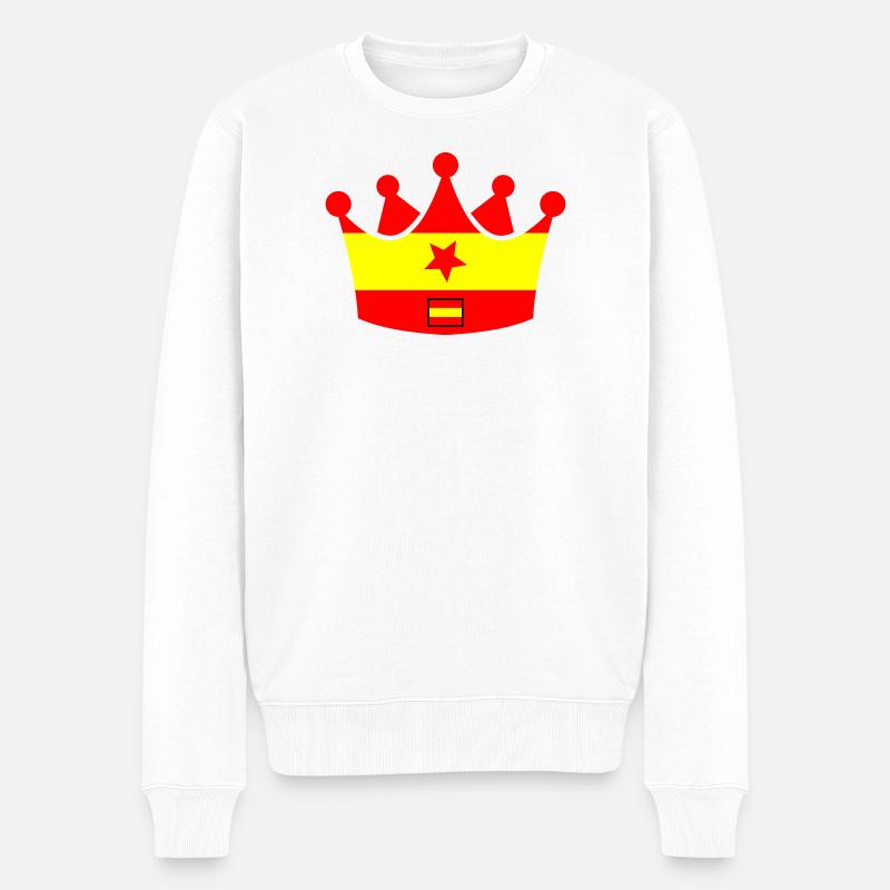 Couronne espagnole - Pull Premium bio Homme - blanc