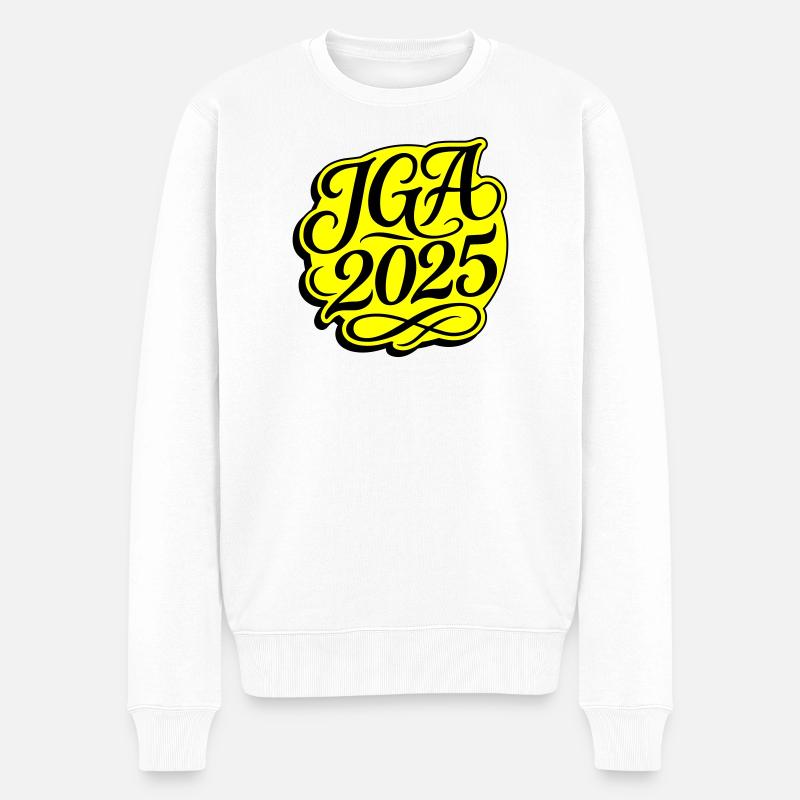 Jga 2025 Junggesellenabschied - Männer Premium Bio Pullover - Weiß