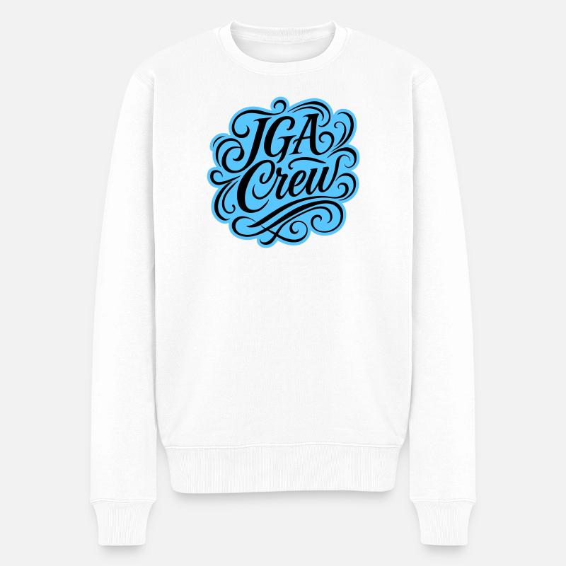 Jga Crew Junggesellenabschied - Männer Premium Bio Pullover - Weiß