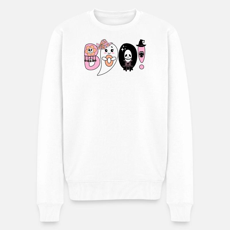 BOO- - Pull Premium bio Homme - blanc