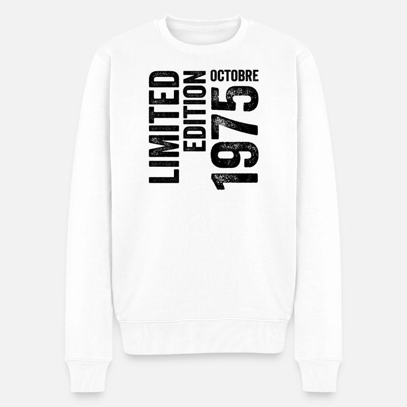 1975 - Pull Premium bio Homme - blanc