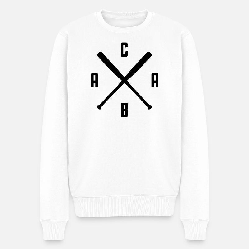 A C A B - Pull Premium bio Homme - blanc