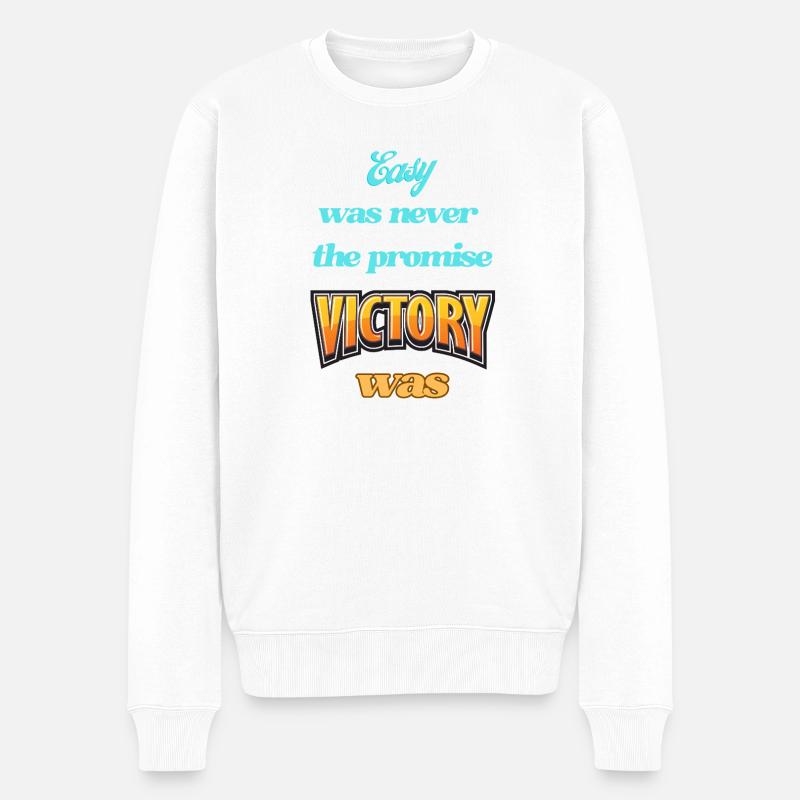 Inspirer une pression motivationnelle - Pull Premium bio Homme - blanc