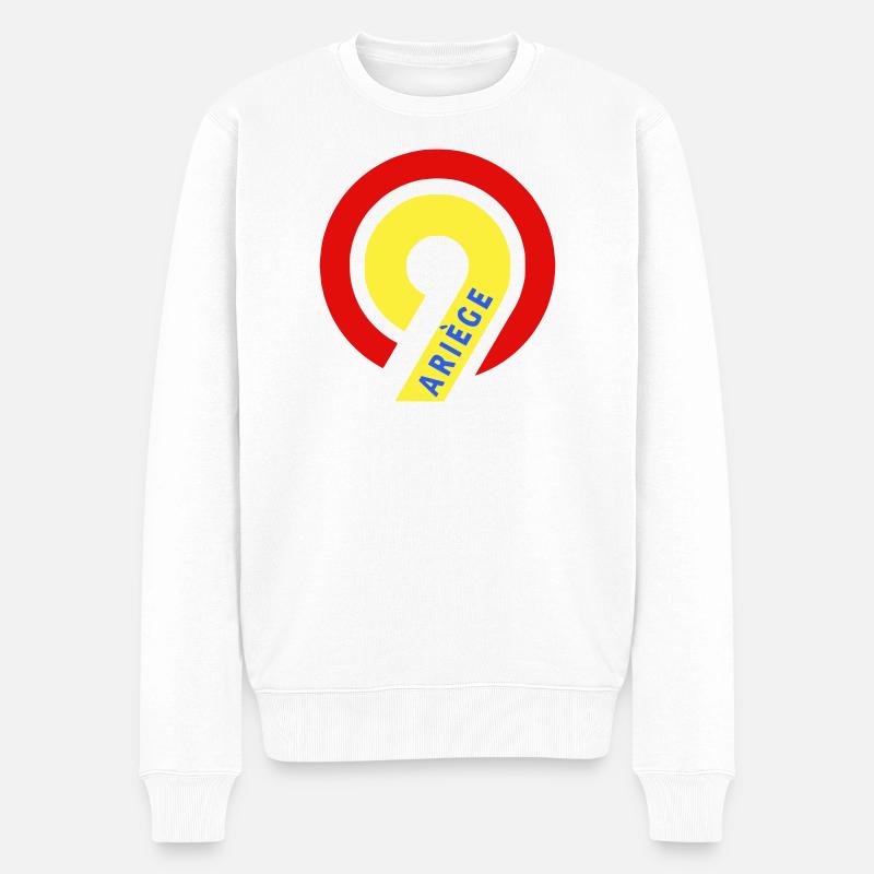 Ariège 09 - Pull Premium bio Homme - blanc