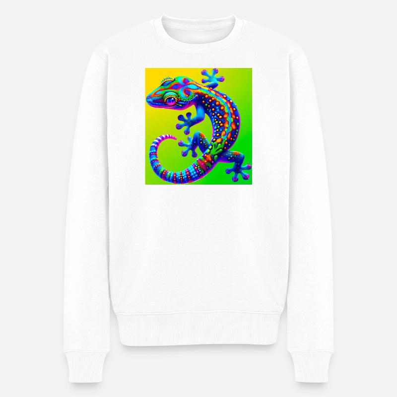 Gecko - Pull Premium bio Homme - blanc