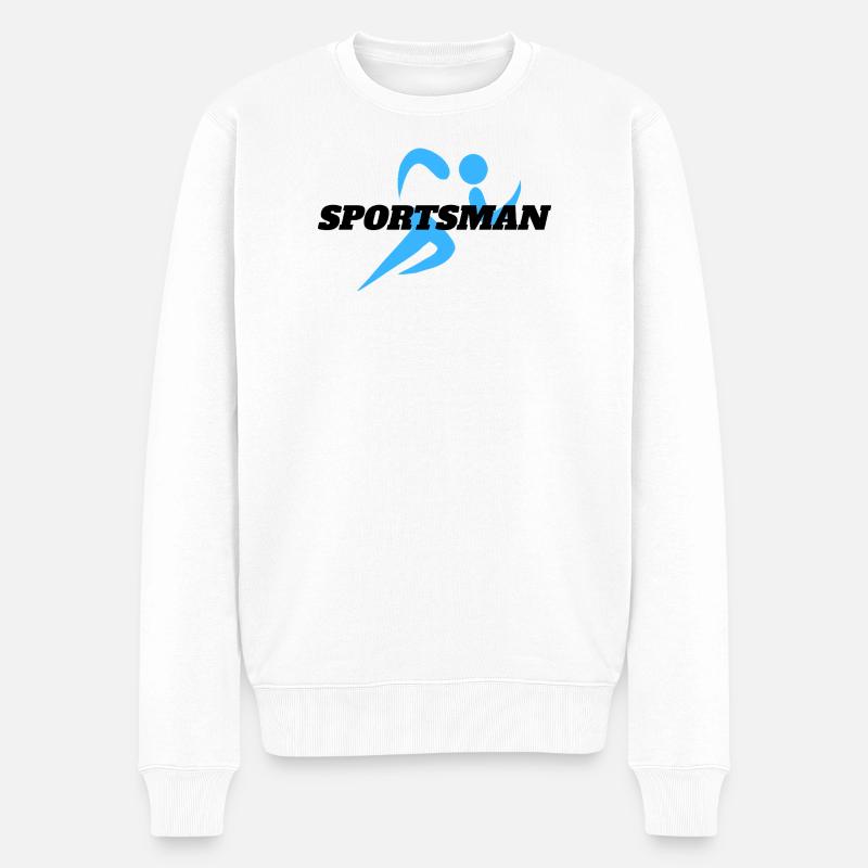 Conception sportive - Pull Premium bio Homme - blanc