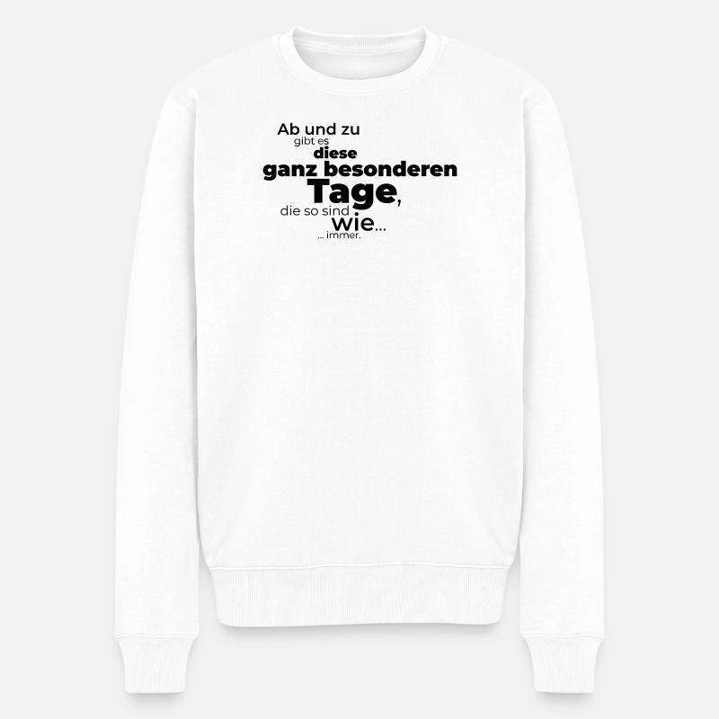 Journées spéciales - Pull Premium bio Homme - blanc
