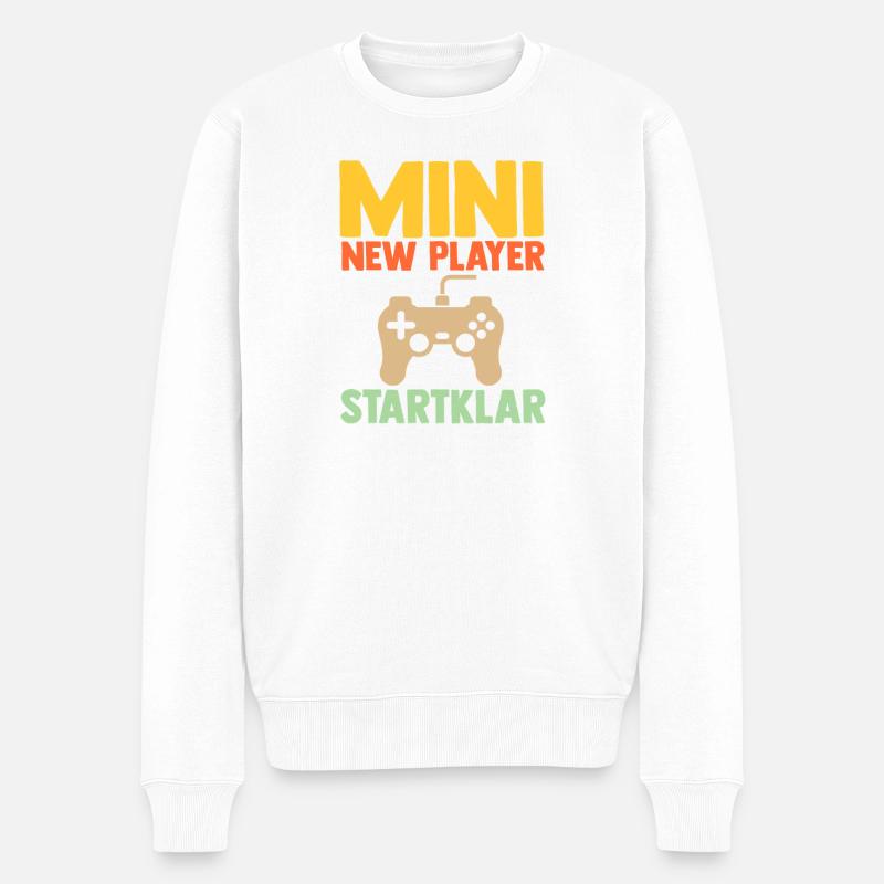 Mère de gestion Équipe Maman - Pull Premium bio Homme - blanc