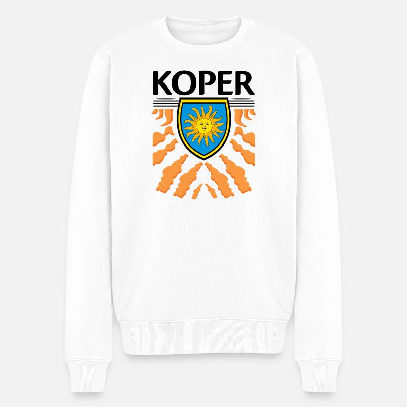 Koper - Pull Premium bio Homme - blanc