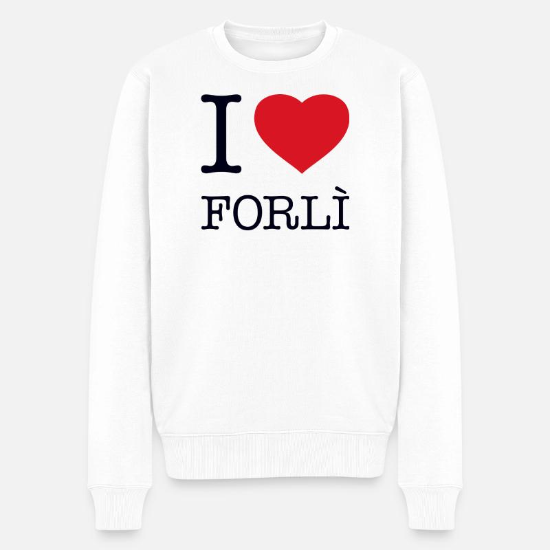 J’adore Forli - Pull Premium bio Homme - blanc