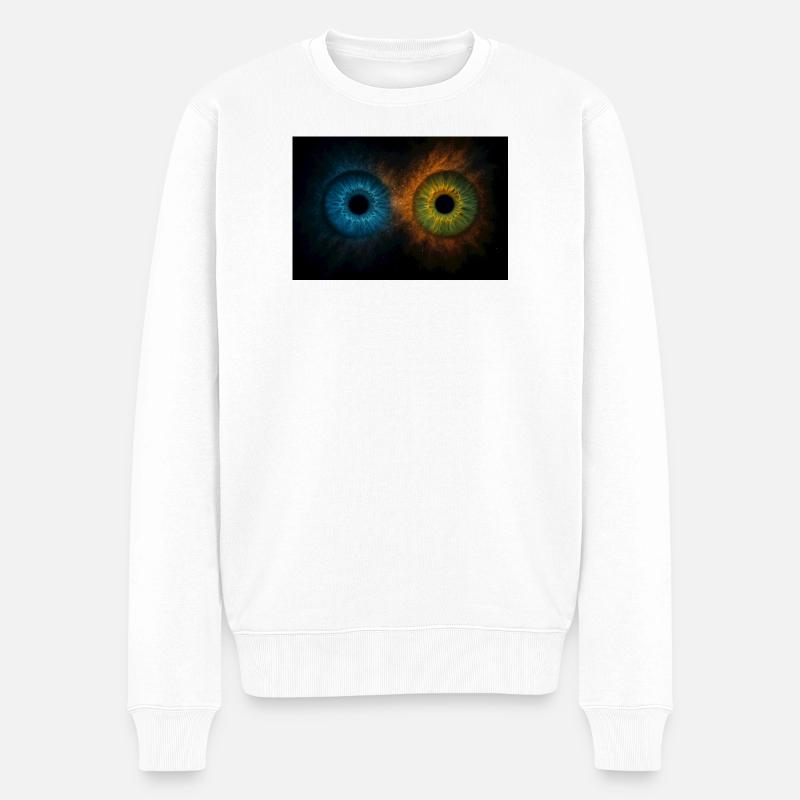 Ungenannt - Männer Premium Bio Pullover - Weiß