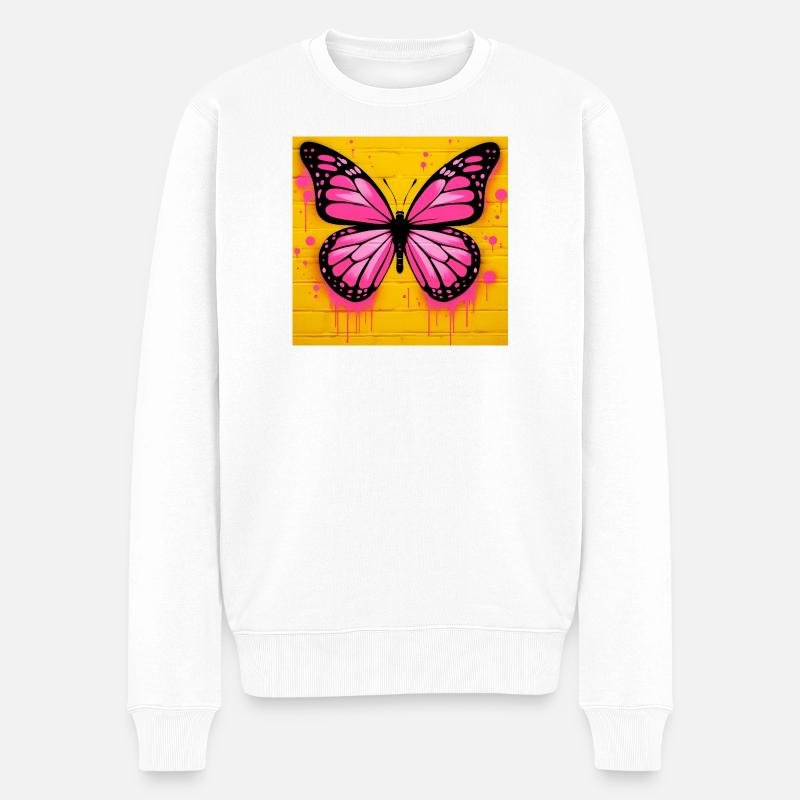 papillon - Pull Premium bio Homme - blanc