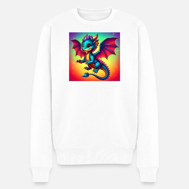 dragon - Pull Premium bio Homme - blanc