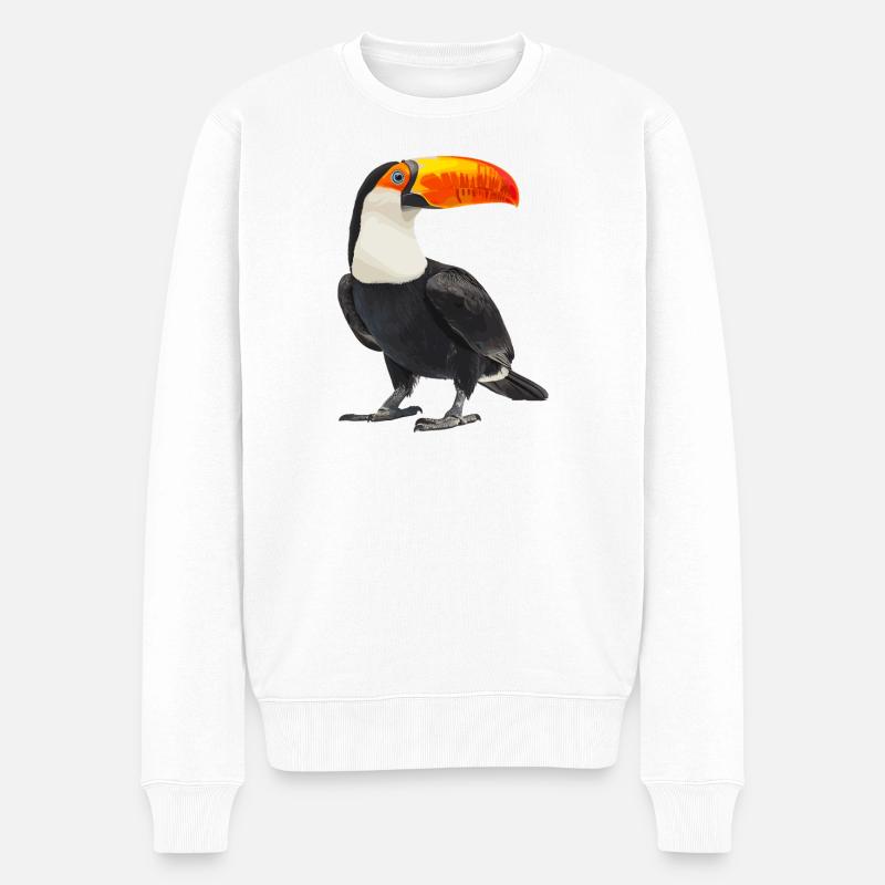 Toucans Toucan - Pull Premium bio Homme - blanc