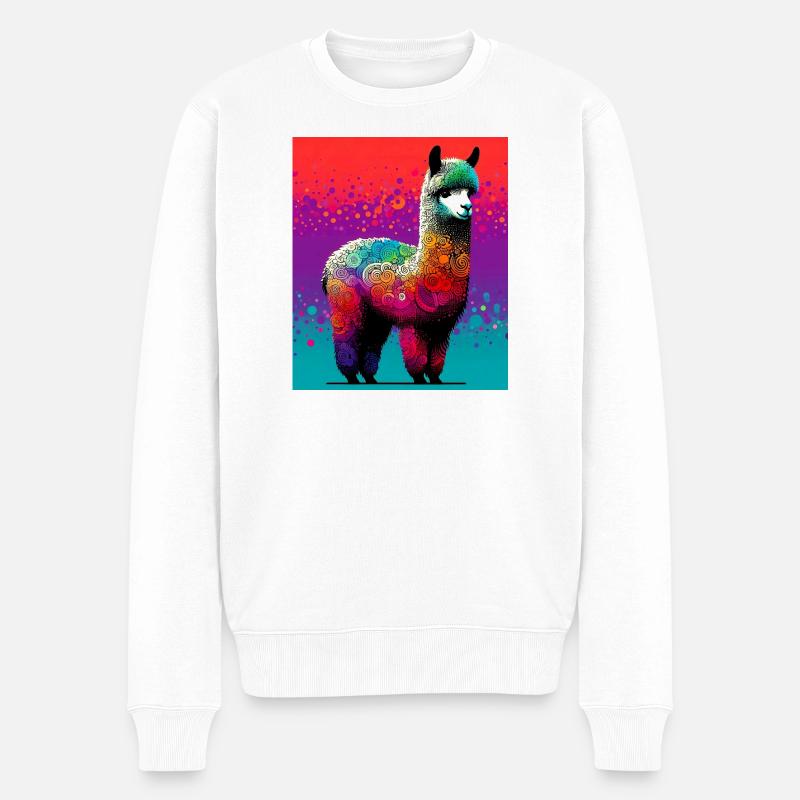 Alpaga - Pull Premium bio Homme - blanc