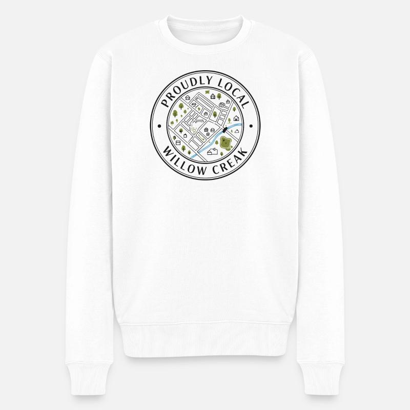 Fièrement local - Pull Premium bio Homme - blanc