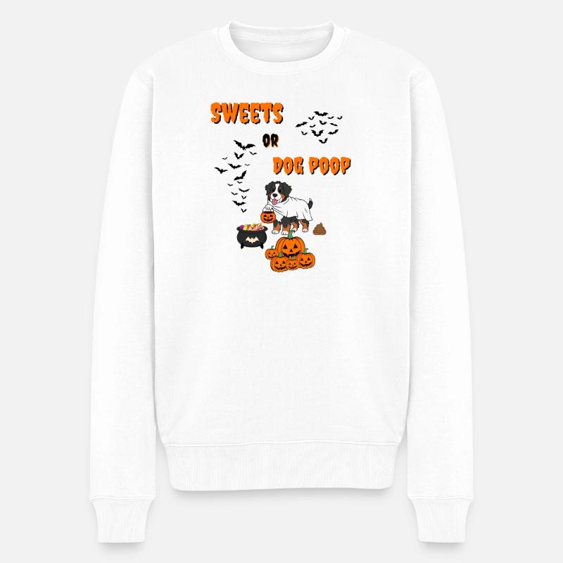Trick or treat, Helloween - Pull Premium bio Homme - blanc