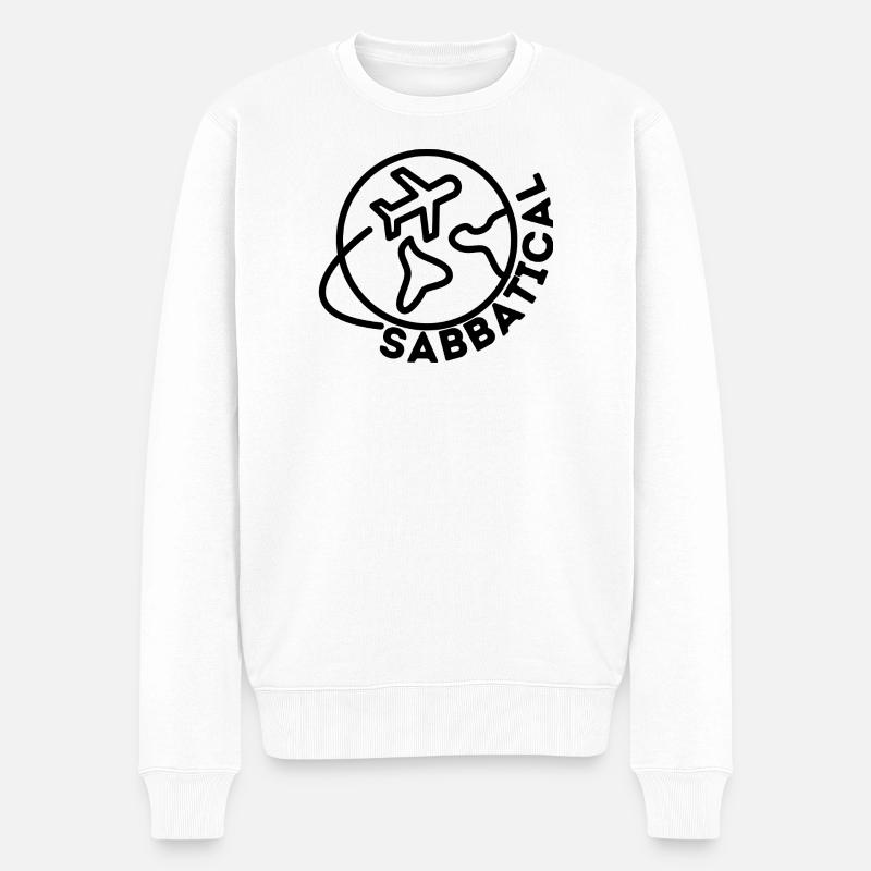 Sabbatical - Männer Premium Bio Pullover - Weiß